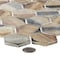 Andova Tiles SAMPLE- Rochelle 2 in. Hex Glass Mosaic Wall Tile SAM-ANDROC1006 - alternate 3
